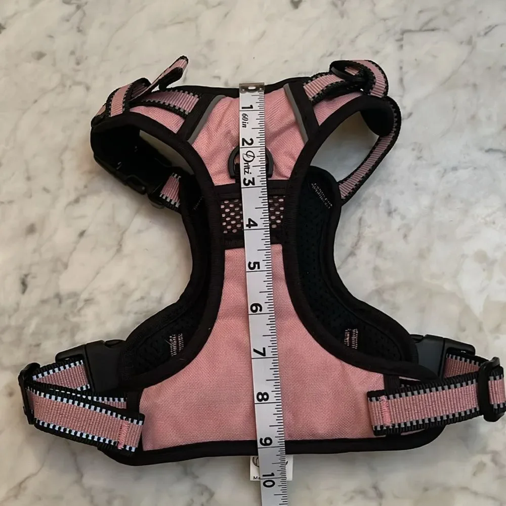 New pink dog leash, harnesses ,car safe belt ,keychain set of 4 pieces